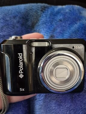 Polaroid is536 5x Zoom 16 Megapixel Black Compact Digital Camera Tested Works